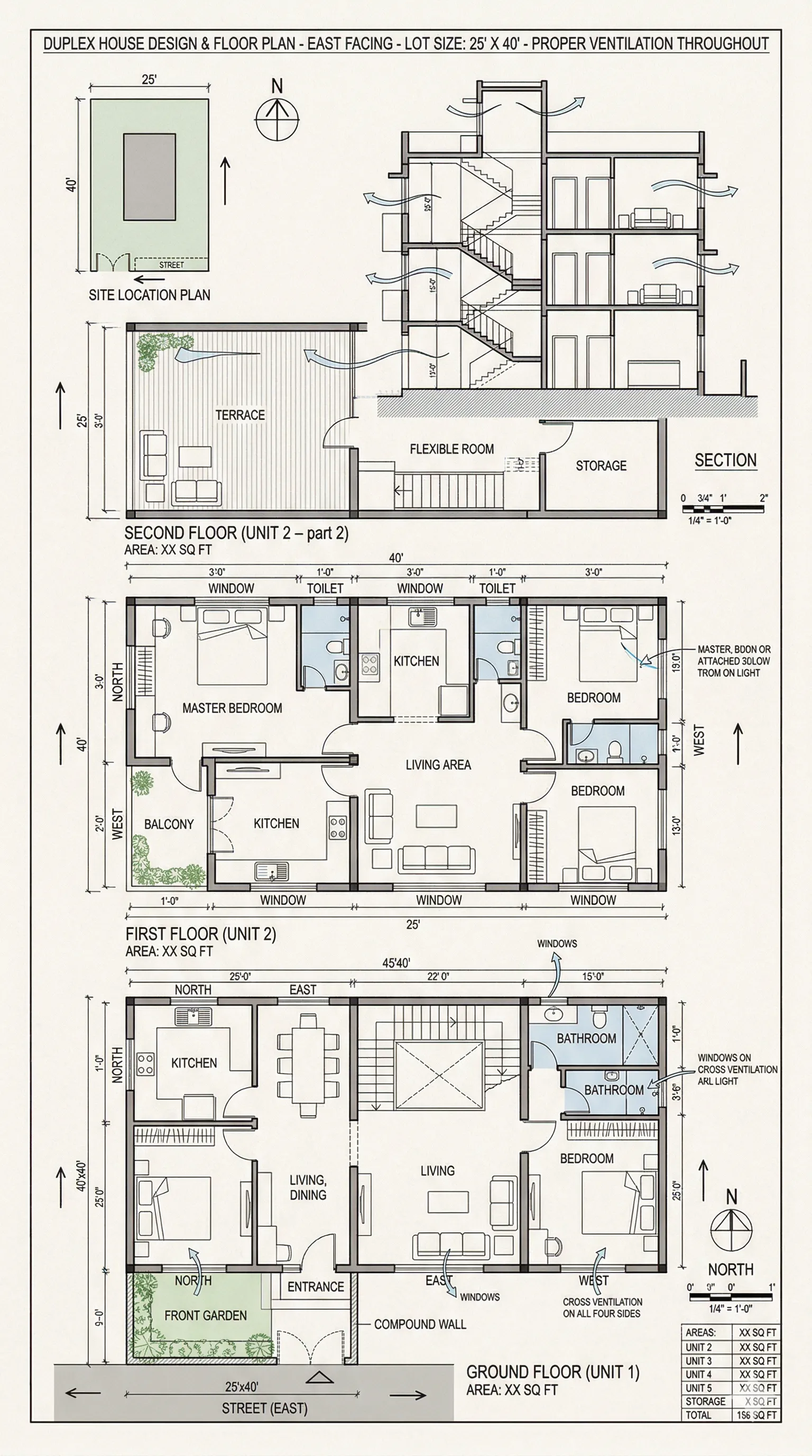 House floor plan at 1000 sqft